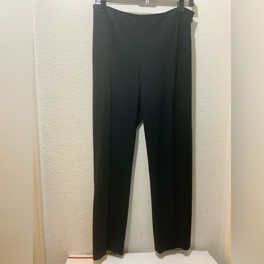 Lisa Perry New York Wide Leg Pants Size Black Women’s side zip size 12